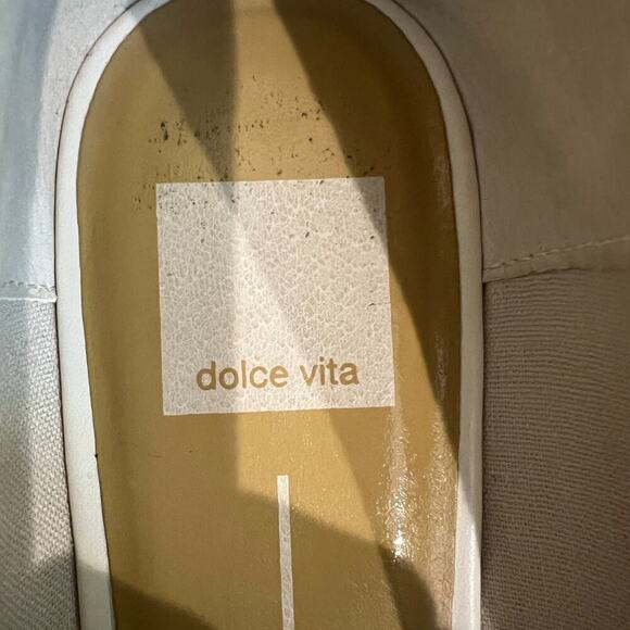 Dolce Vita Abbott Ivory Snakeskin Print Loafers Size 9.5 Runs Large (10) - Picture 8 of 10